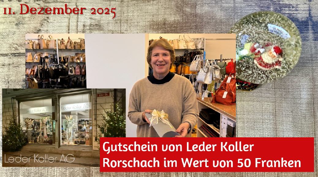Einen Gutschein von Leder Koller, Rorschach!