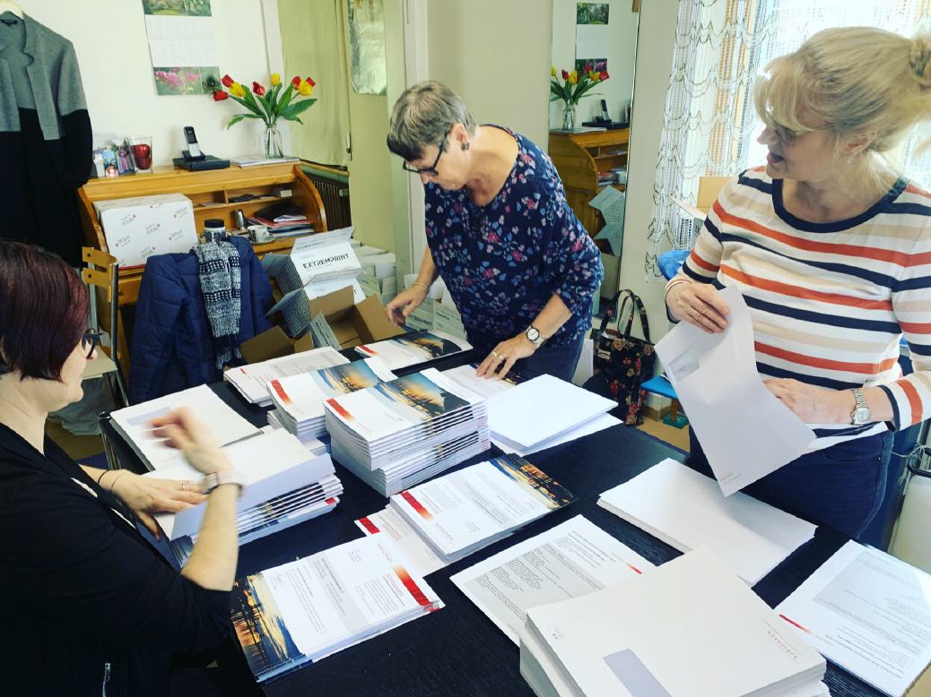 Einpackaktion am 9. M&auml;rz 2020