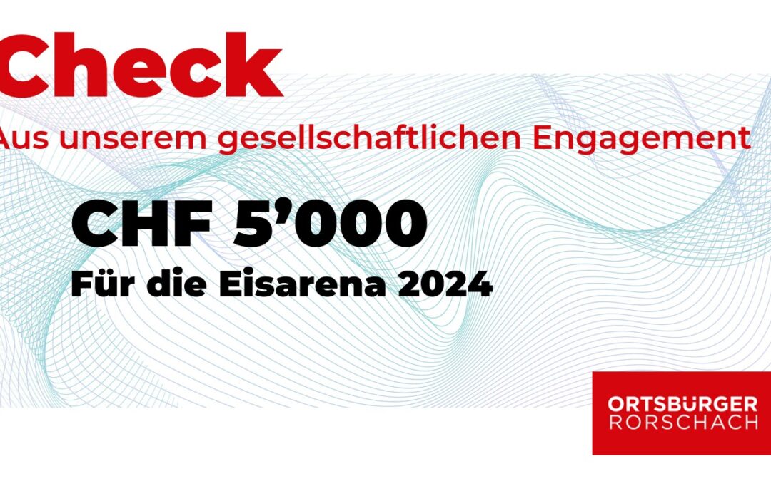 5000 Franken für die Eisarena 2024