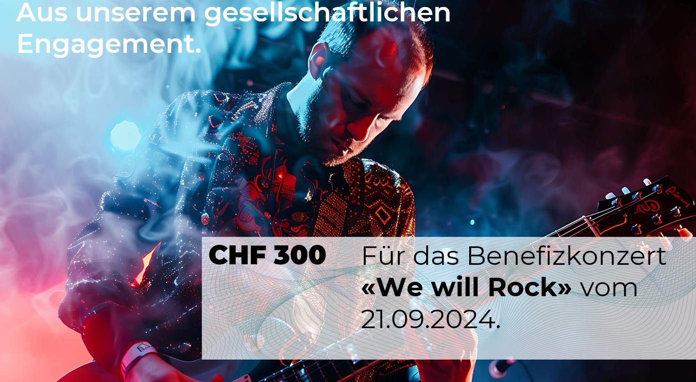 Benefizkonzert «We will Rock»